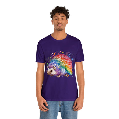Rainbow Hedgehog - Short Sleeve Tee